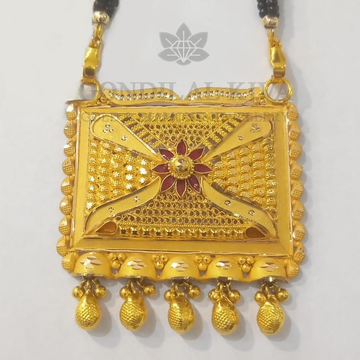 20kt gold mangalsutra gdl72 by 