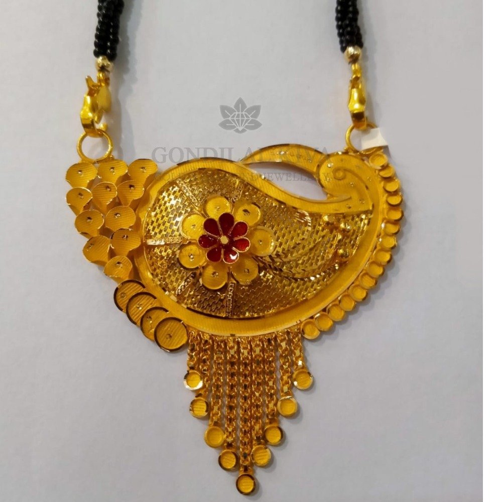 20kt gold mangalsutra gdl163