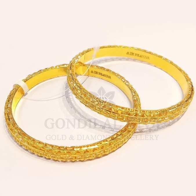 22kt gold bangle gbgh5