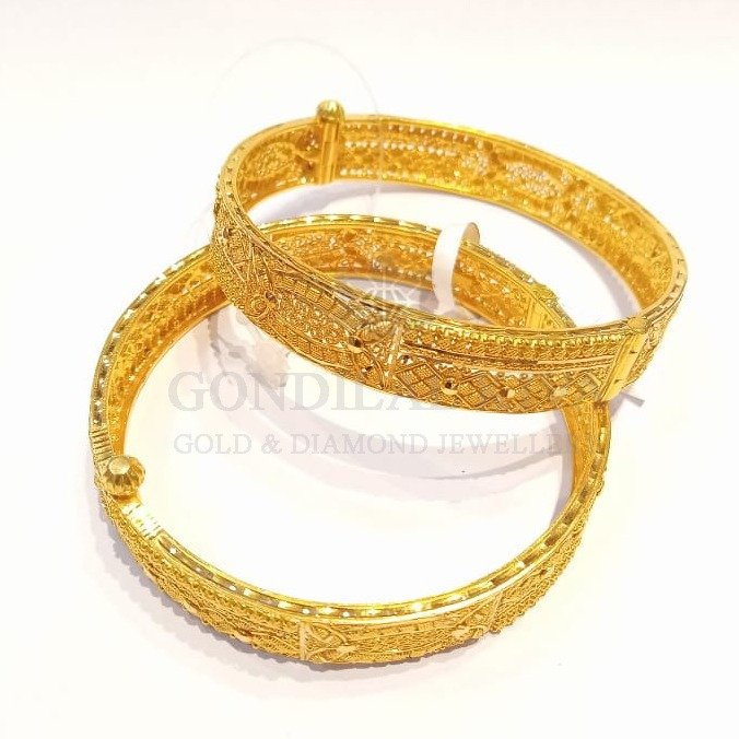 20kt gold bangle gbg29