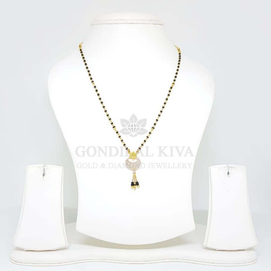 18kt gold mangalsutra gms69