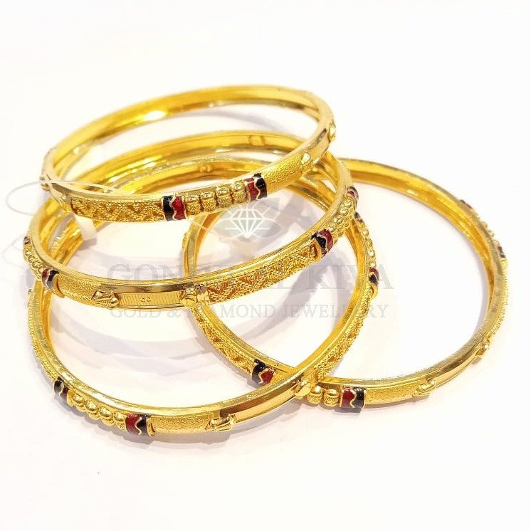 20kt gold bangles 4gbg65