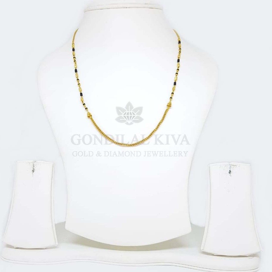 18kt gold mangalsutra gms20