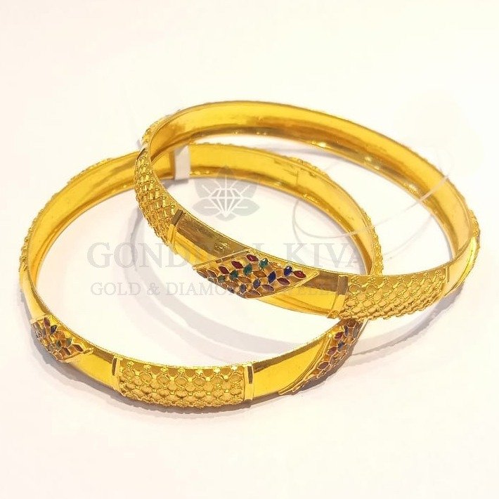 20kt gold bangle gbg16