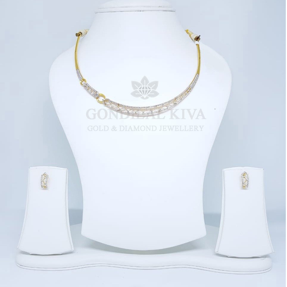 18kt gold necklace set gnl19 - gft44